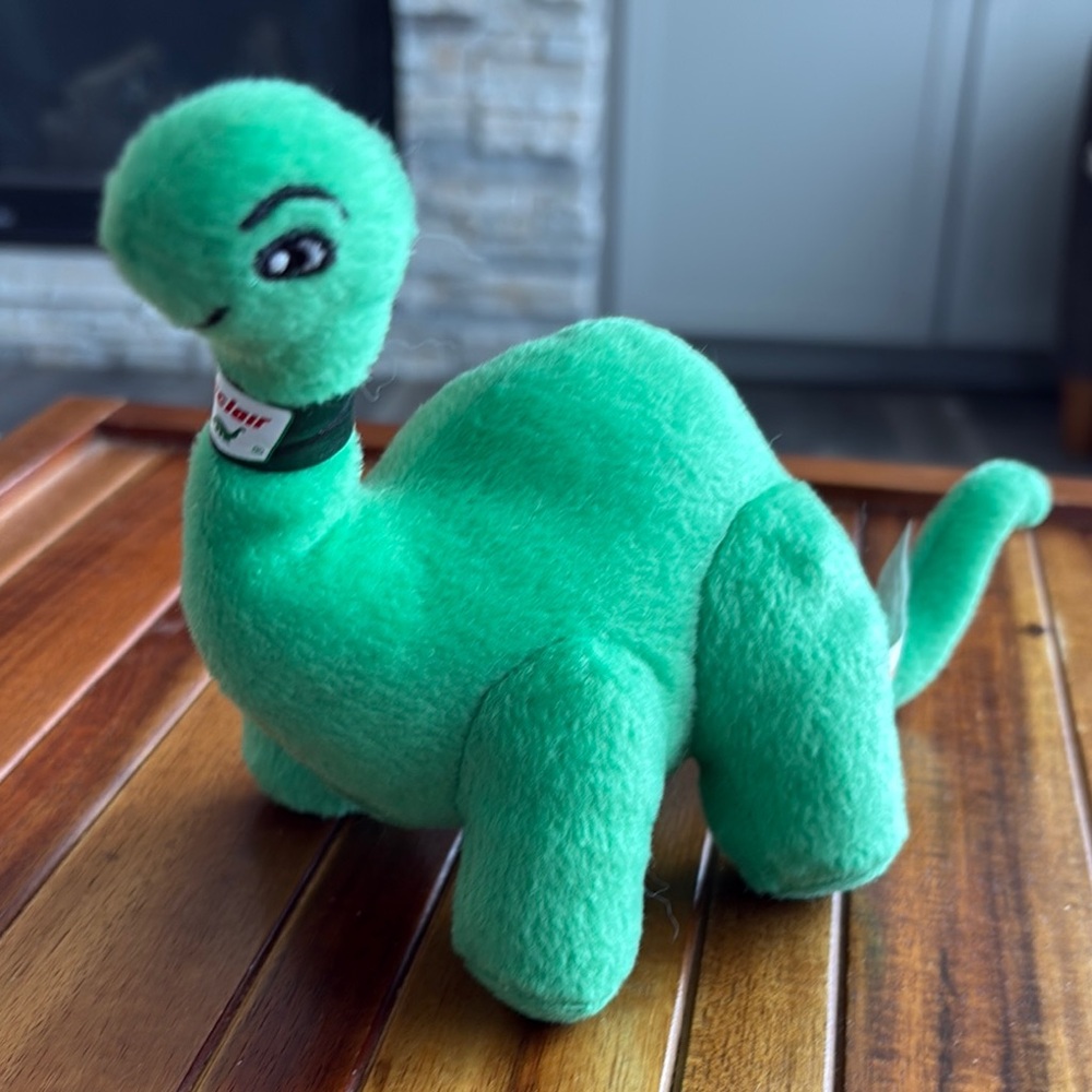 Green Stuffed Dinosaur Toy